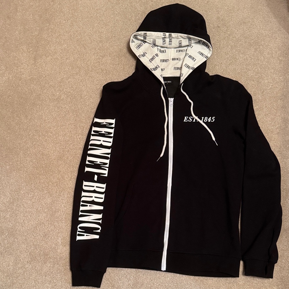 Fernet-Branca Black Hoodie Sweatshirt
